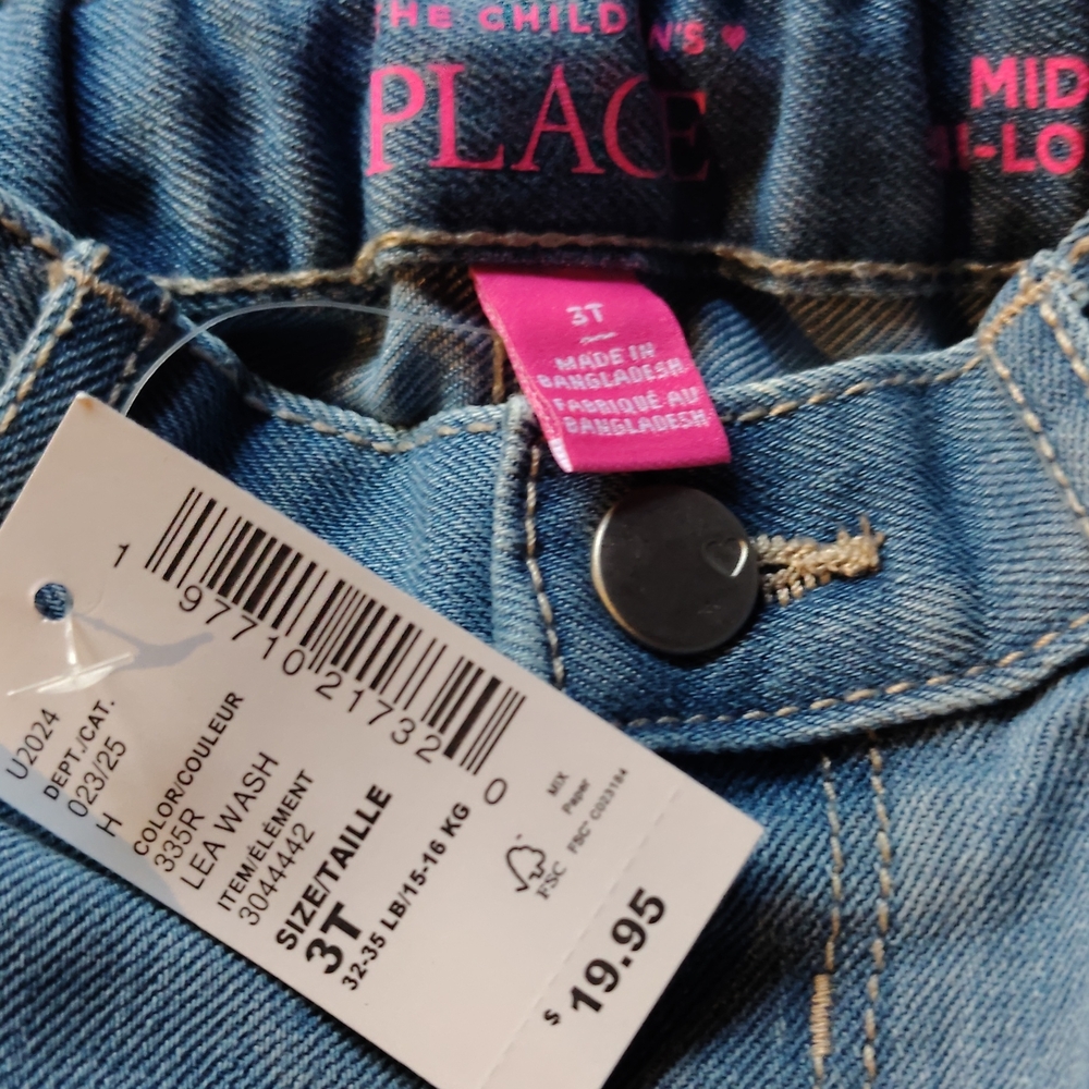The Children's Place Jean Shorts with Elastic Waist